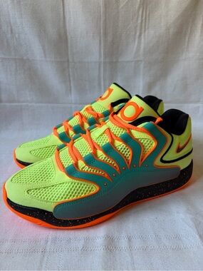 Nike KD 18 Basketball Shoes Kevin Durant Jade Lime Men's Size 9 HV1993-301 NBY